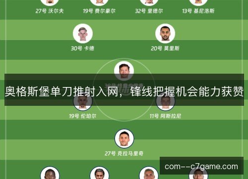 奥格斯堡单刀推射入网，锋线把握机会能力获赞